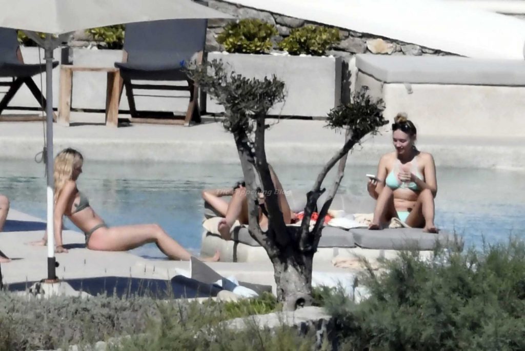 Roxy Horner, Sophie Longford and Sarah Elizabeth Lovegrove Enjoy Greek Summer Poolside (75 Photos)