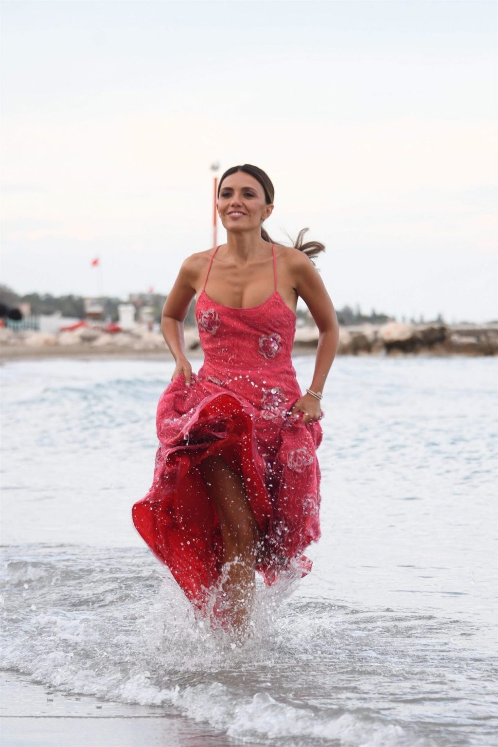 Serena Rossi Poses for Photographers at Lido Beach in Venice (115 Photos)