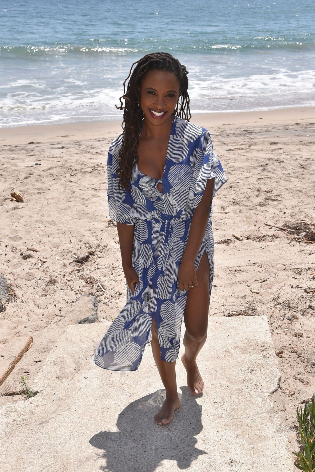 Shanola Hampton Poses in a Bikini on the Beach in Malibu (12 Photos)