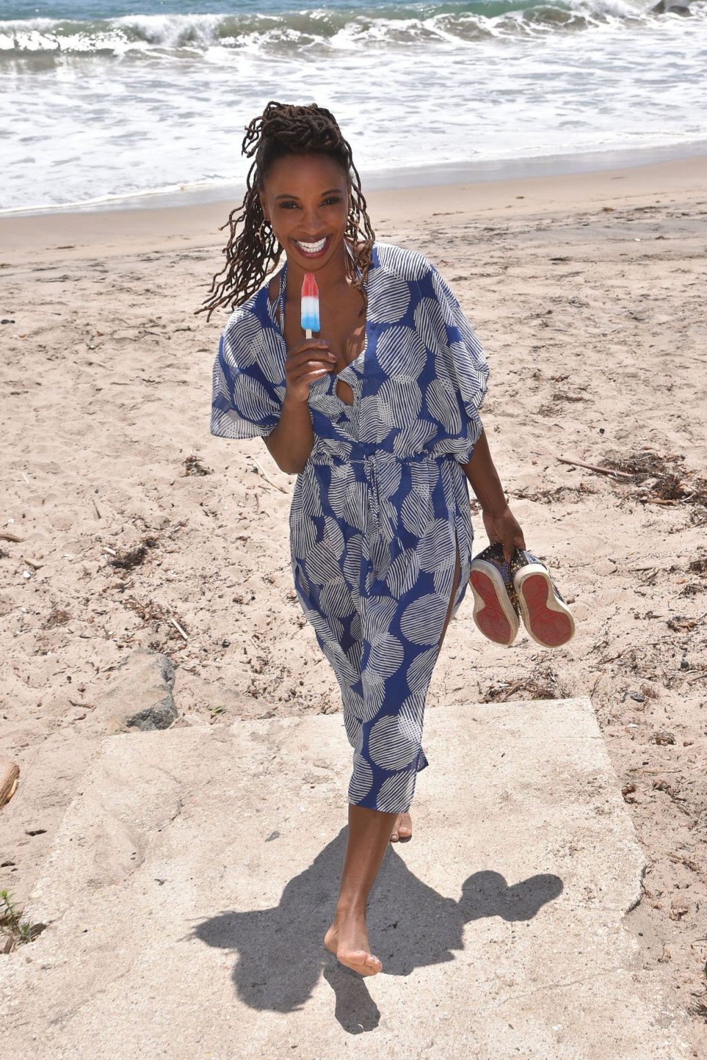 Shanola Hampton Poses in a Bikini on the Beach in Malibu (12 Photos)
