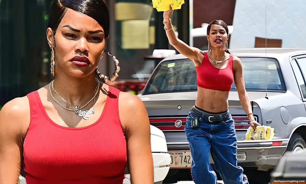 Teyana Taylor Shows Off Her Pokies on the Set of ‘A Thousand and One’ in NYC (34 Photos)
