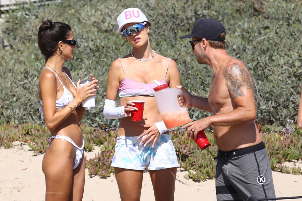 Alessandra Ambrosio Packs on the Beachside PDA with Richard Lee During Her Volleyball Game at the Beach (120 Photos)
