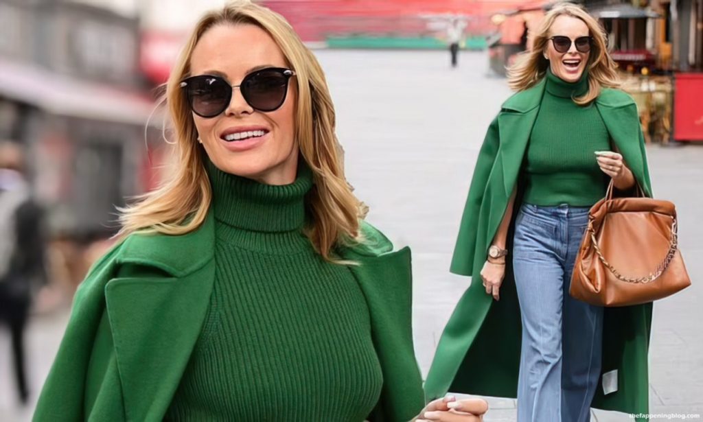 Amanda Holden is Spotted at Global Studios (20 Photos)