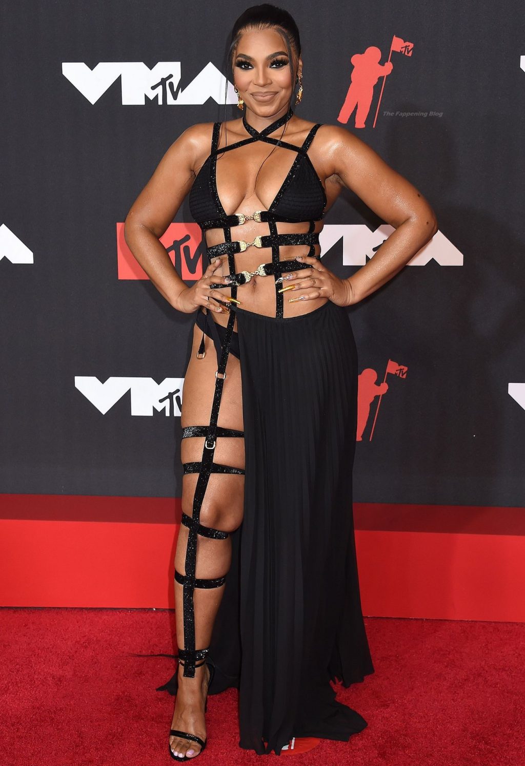 Leggy Ashanti Looks Hot at the 2021 MTV VMAs (12 Photos)