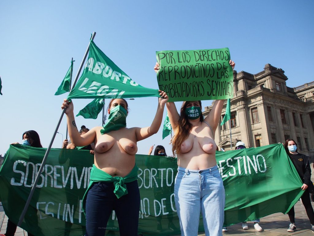 Demonstration in Favour of Abortion (5 Photos)