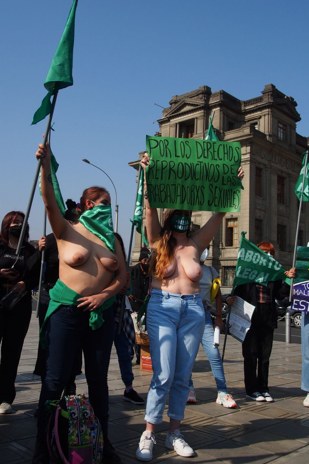Demonstration in Favour of Abortion (5 Photos)