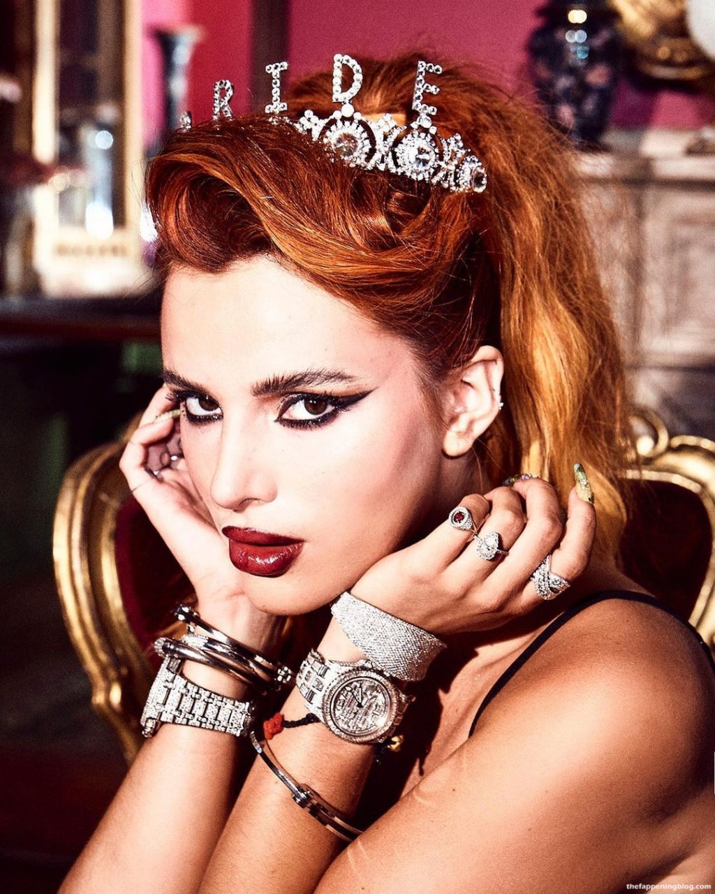 Bella Thorne Poses in Lingerie with Benjamin Mascolo (10 Photos)