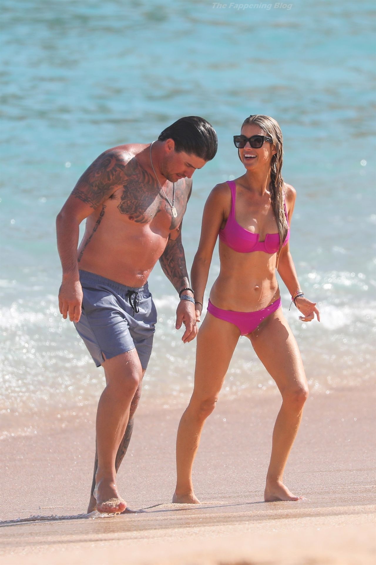Christina Haack Looks Hot in a Pink Bikini on the Beach in Cabo (48 Photos) #TheFappening picture