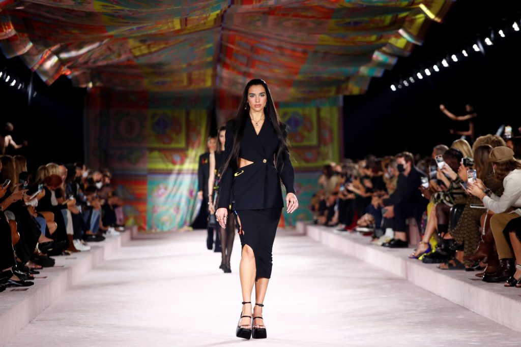 Dua Lipa Walks the Runway at the Versace Fashion Show (78 Photos)