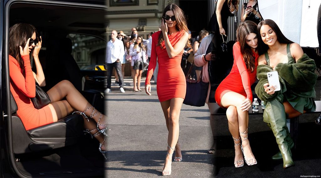 Emily Ratajkowski is Red Hot in a Mini Dress as She Heads to NYFW (49 Photos)
