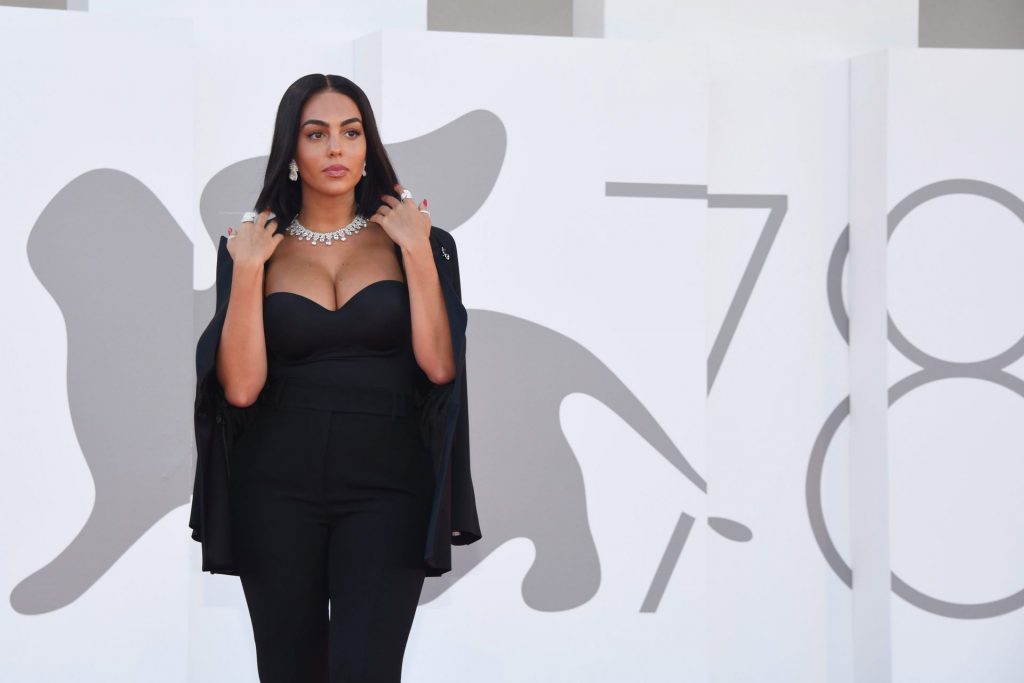 Georgina Rodriguez Flaunts Her Cleavage the 78th Venice International Film Festival (150 Photos)