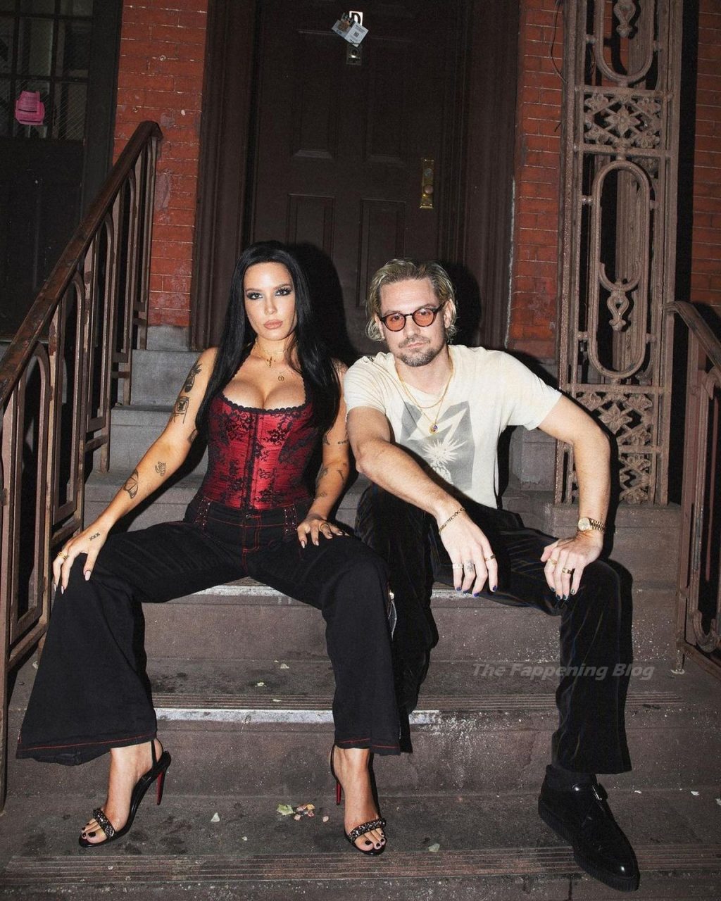 Halsey &amp; Alev Aydin Stop For An Impromptu Shoot In The West Village in NYC (83 Photos)