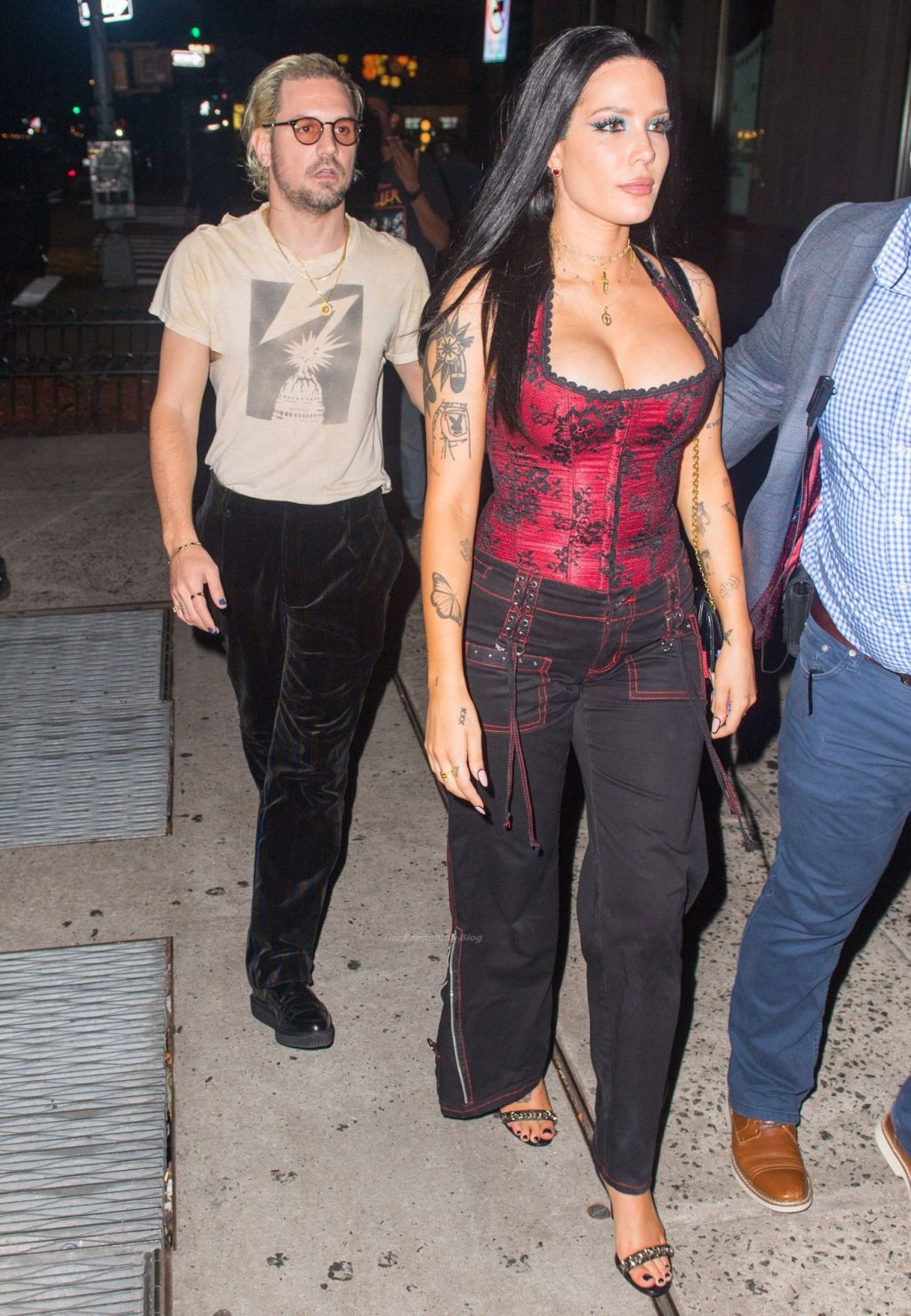 Halsey &amp; Alev Aydin Stop For An Impromptu Shoot In The West Village in NYC (83 Photos)