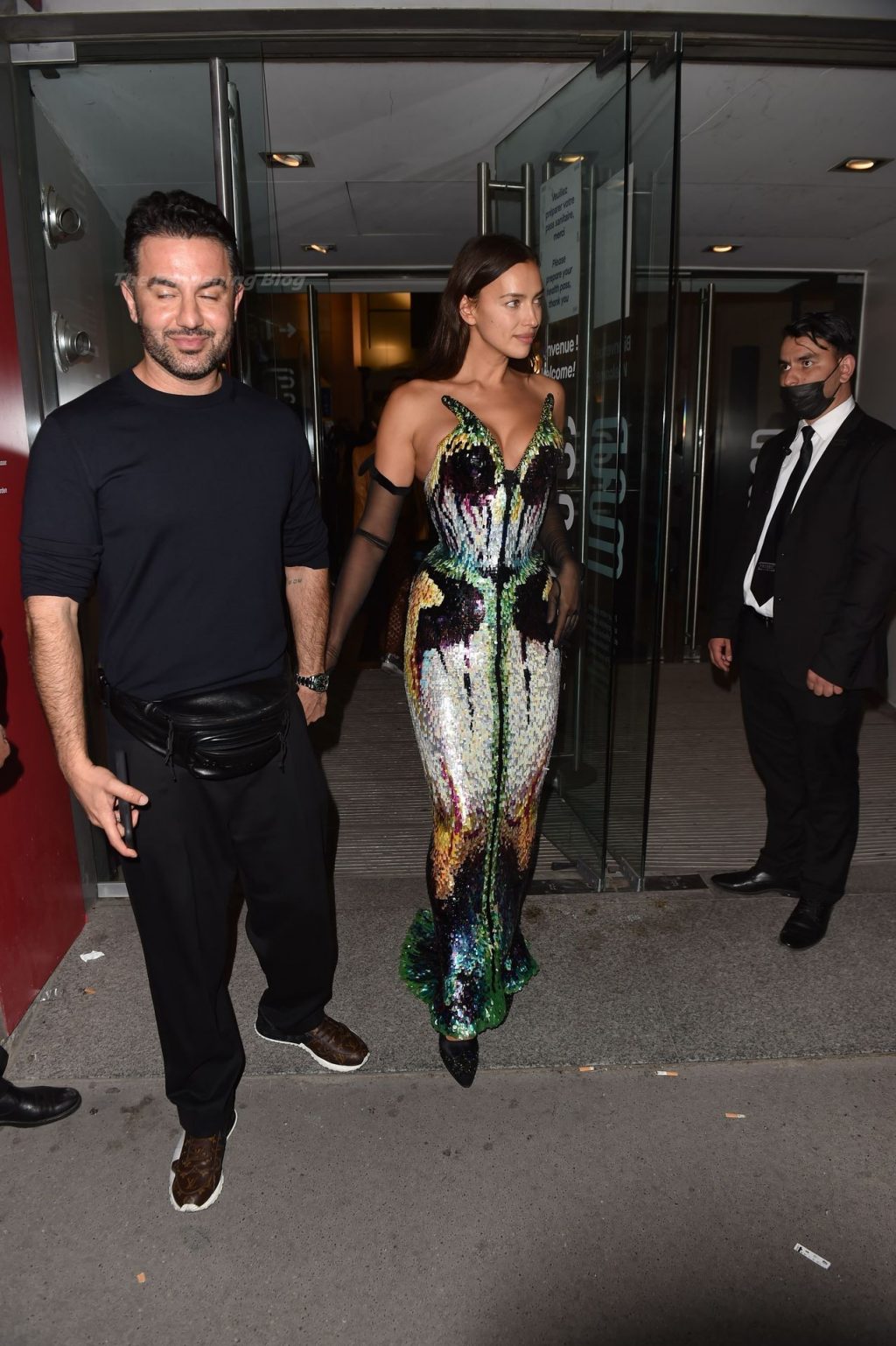 Irina Shayk Shows Off Her Cleavage As She attend the “Thierry Mugler: Couturissime” Photocall in Paris (35 Photos)