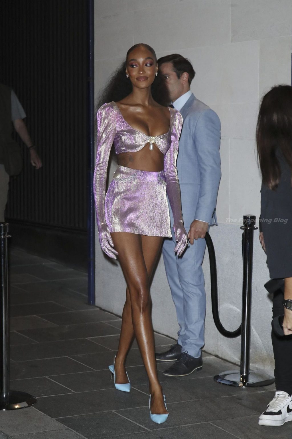 Jourdan Dunn Flaunts Her Sexy Legs at British Vogue and Tiffany &amp; Co. Party (10 Photos)