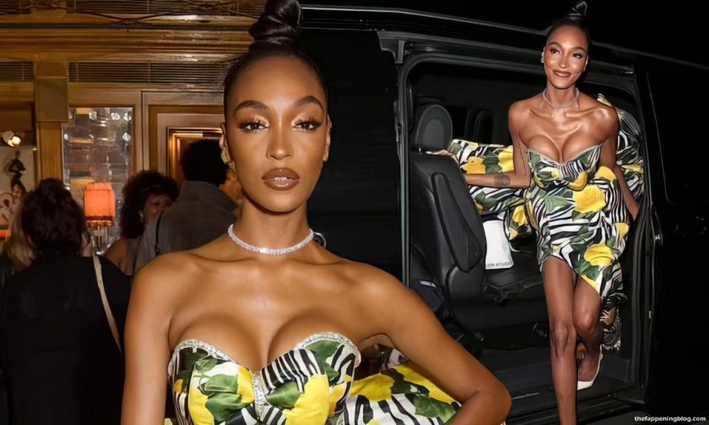 Jourdan Dunn Puts on a VERY Busty Display at the Changemakers Prize Event For LFW (18 Photos)