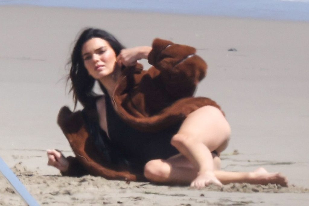 Kendall Jenner Flashes Her Pert Bottom in a Tiny Black Leotard (71 Photos)