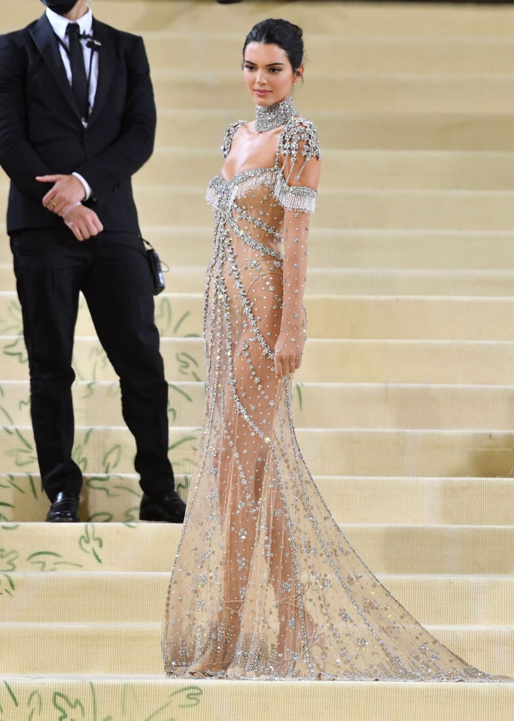 Kendall Jenner Poses in a ‘Naked’ Dress at the 2021 Met Gala (150 Photos)