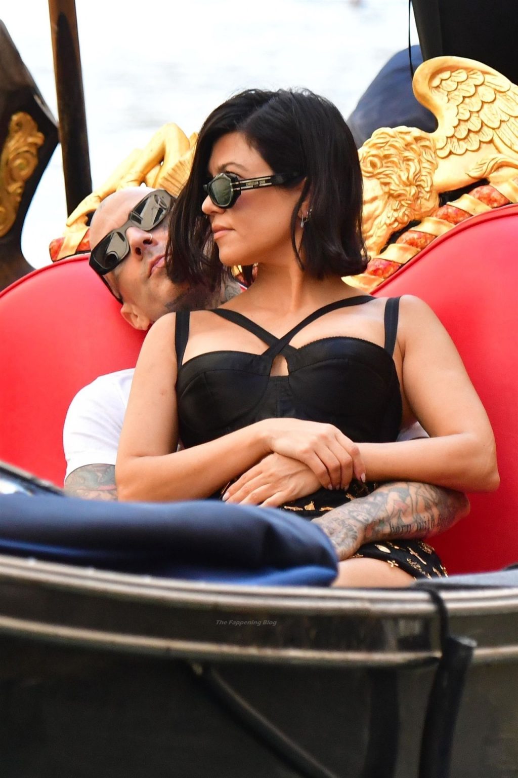 Kourtney Kardashian &amp; Travis Barker Enjoy Their Romantic Gondola Ride Along the Canals of Venice (87 Photos)
