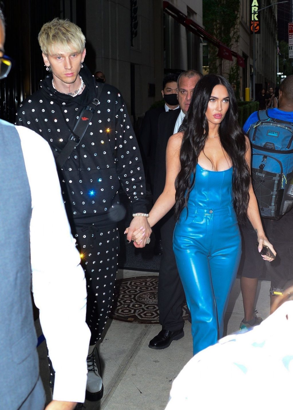 Megan Fox &amp; Machine Gun Kelly Hold Hands Heading Out in the Big Apple (7 Photos)