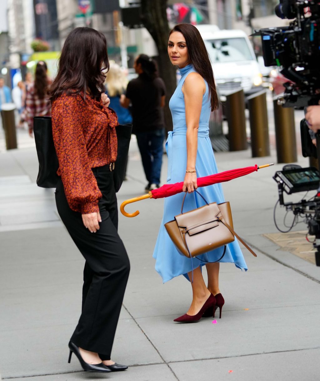 Mila Kunis is Spotted Filming ‘Luckiest Girl Alive’ in NYC (33 Photos)