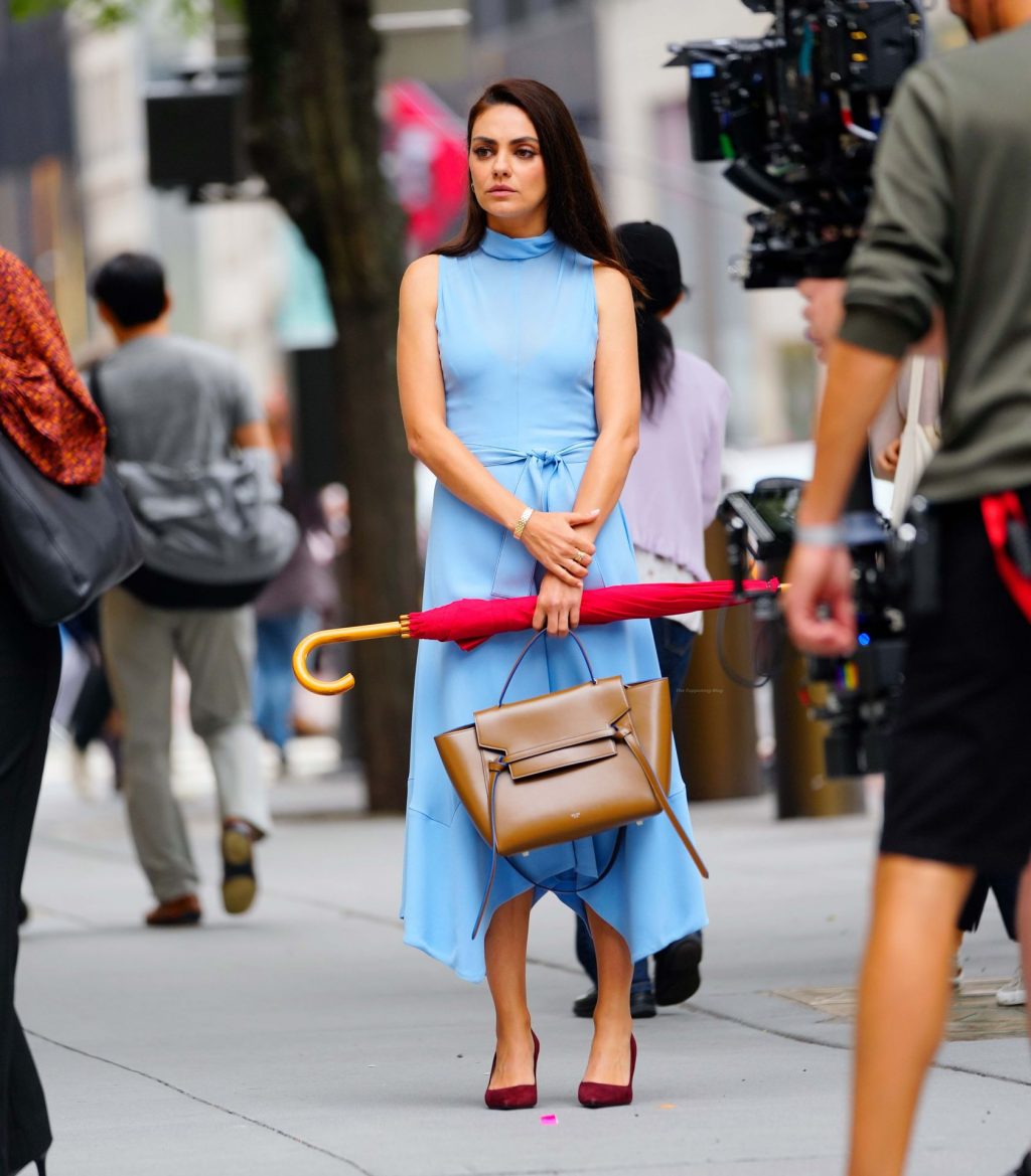Mila Kunis is Spotted Filming ‘Luckiest Girl Alive’ in NYC (33 Photos)