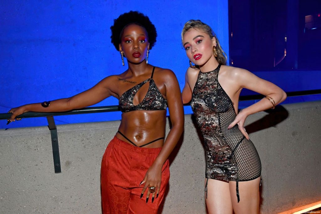 Sabrina Carpenter is Seen at Rihanna’s Star-Studded Savage X Fenty Show Vol. 3 (34 Photos)