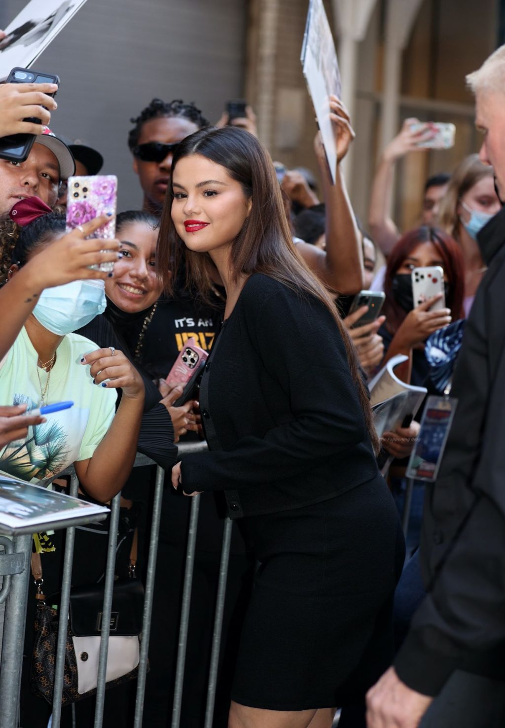 Leggy Selena Gomez Arrives at The Tonight Show with Stephen Colbert in NYC (48 Photos)