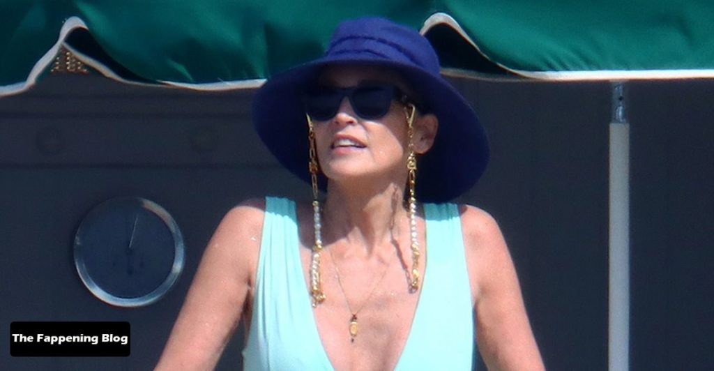 Sharon Stone Shows Her Nude Tits in France (14 Photos) [Updated]