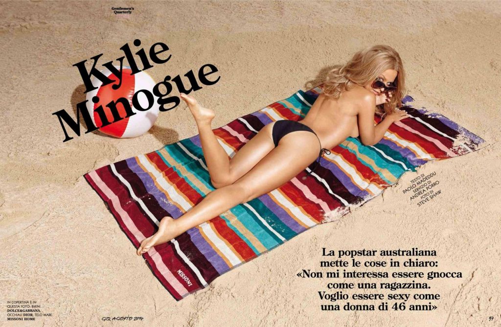 Kylie Minogue Nude &amp; Sexy Collection (133 Photos + Video)