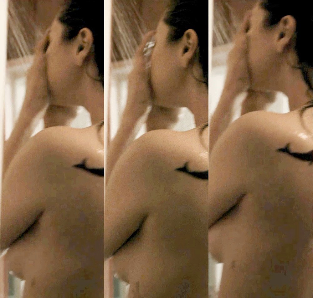 Selena Gomez shows off her nude sideboob in the video clip below from the n...