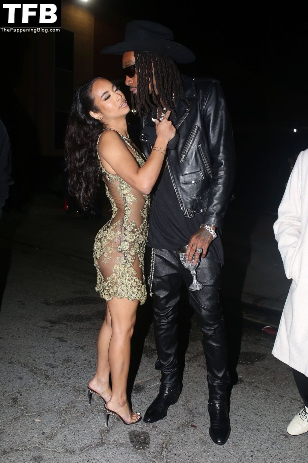 Wiz Khalifa Kisses Aimee Aguilar Outside Snoop Dogg’s Birthday Party (15 Photos + Video)