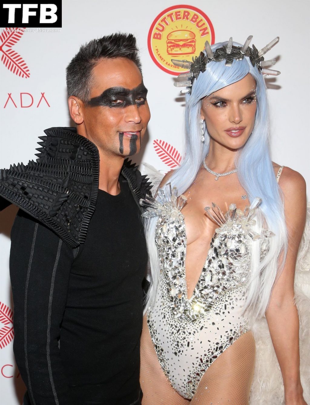 Alessandra Ambrosio Shows Off Her Sexy Tits on the Red Carpet at the CARN*EVIL Halloween Party (63 Photos)