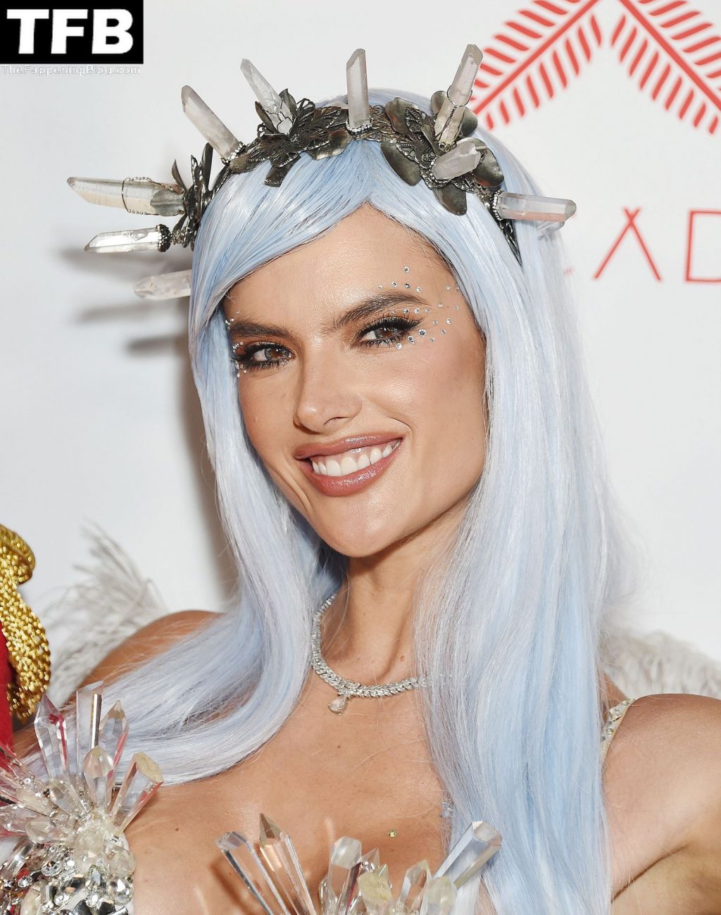 Alessandra Ambrosio Shows Off Her Sexy Tits on the Red Carpet at the CARN*EVIL Halloween Party (63 Photos)