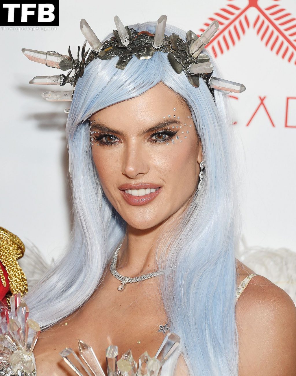Alessandra Ambrosio Shows Off Her Sexy Tits on the Red Carpet at the CARN*EVIL Halloween Party (63 Photos)