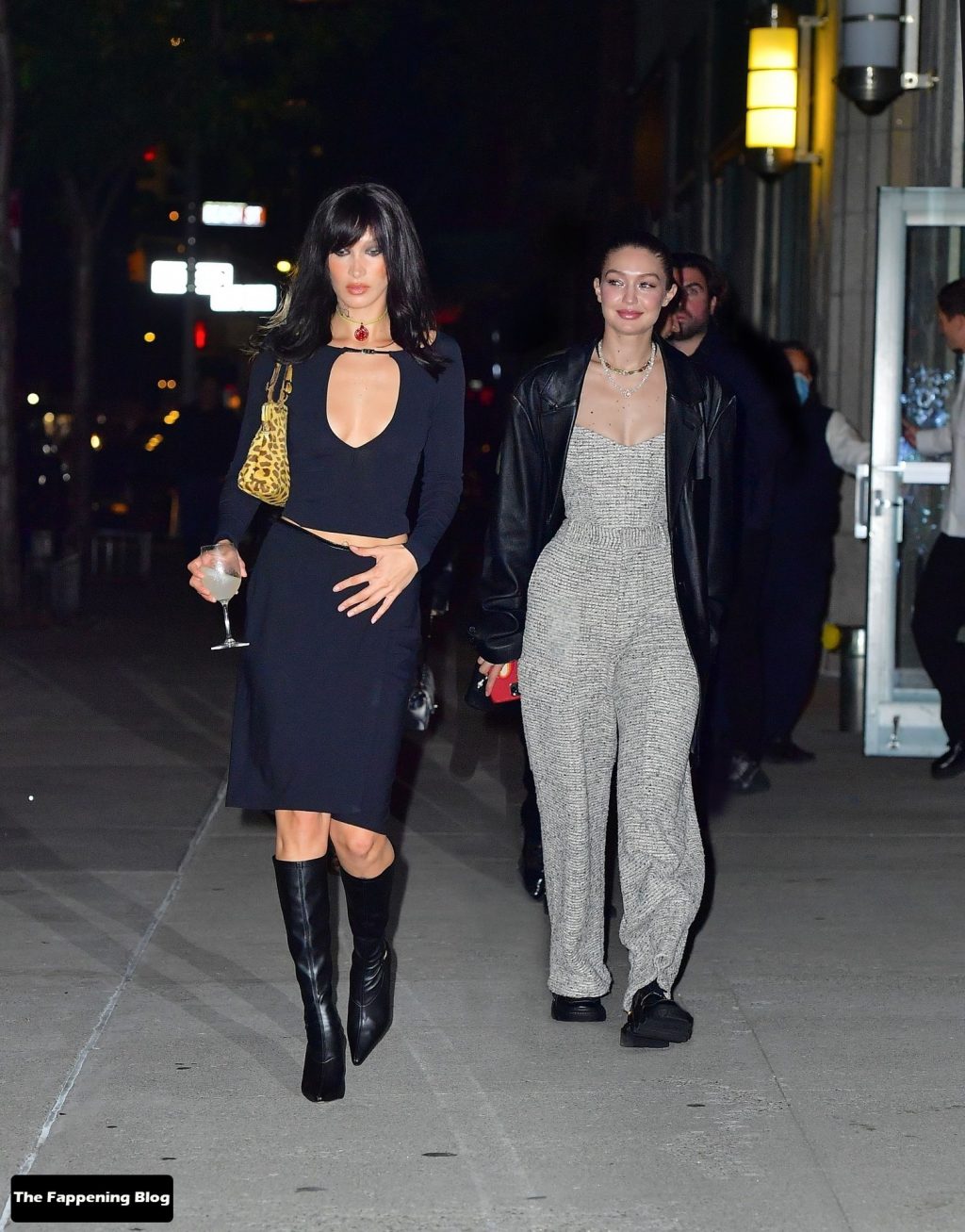 Bella Hadid Goes Braless as She Celebrates Her 25th Birthday in New York (82 Photos)