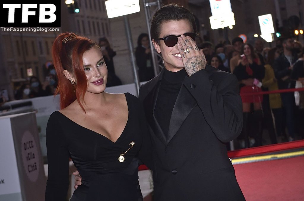 Bella Thorne Shows Her Sexy Tits &amp; Legs on the “Time Is Up” Red Carpet at the Rome Film Fest (150 Photos)