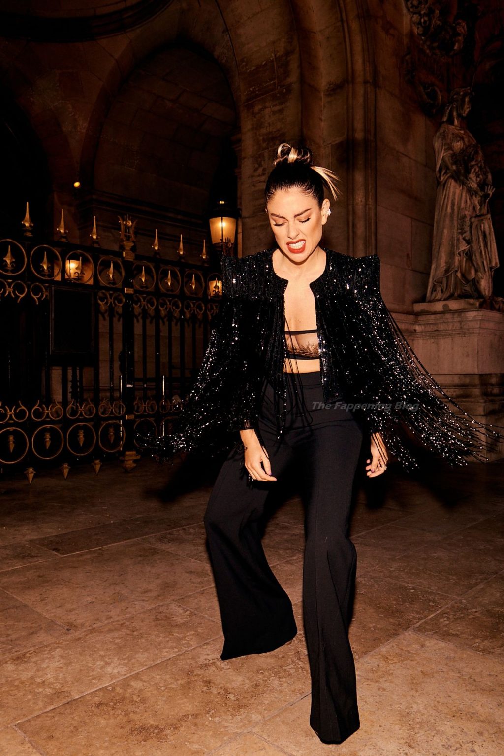 Busty Blanca Suárez Attends the Fashion Show at the Paris Opera House (26 Photos)