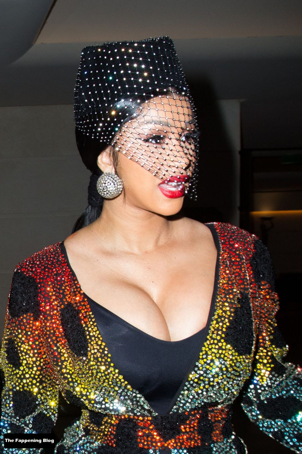 Cardi B Flaunts Her Sexy Cleavage in Paris (16 Photos)