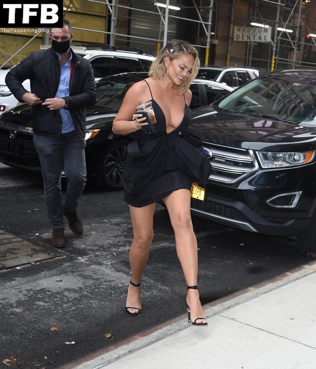 Leggy Chrissy Teigen is Pictured Stepping Out in New York City (21 Photos)