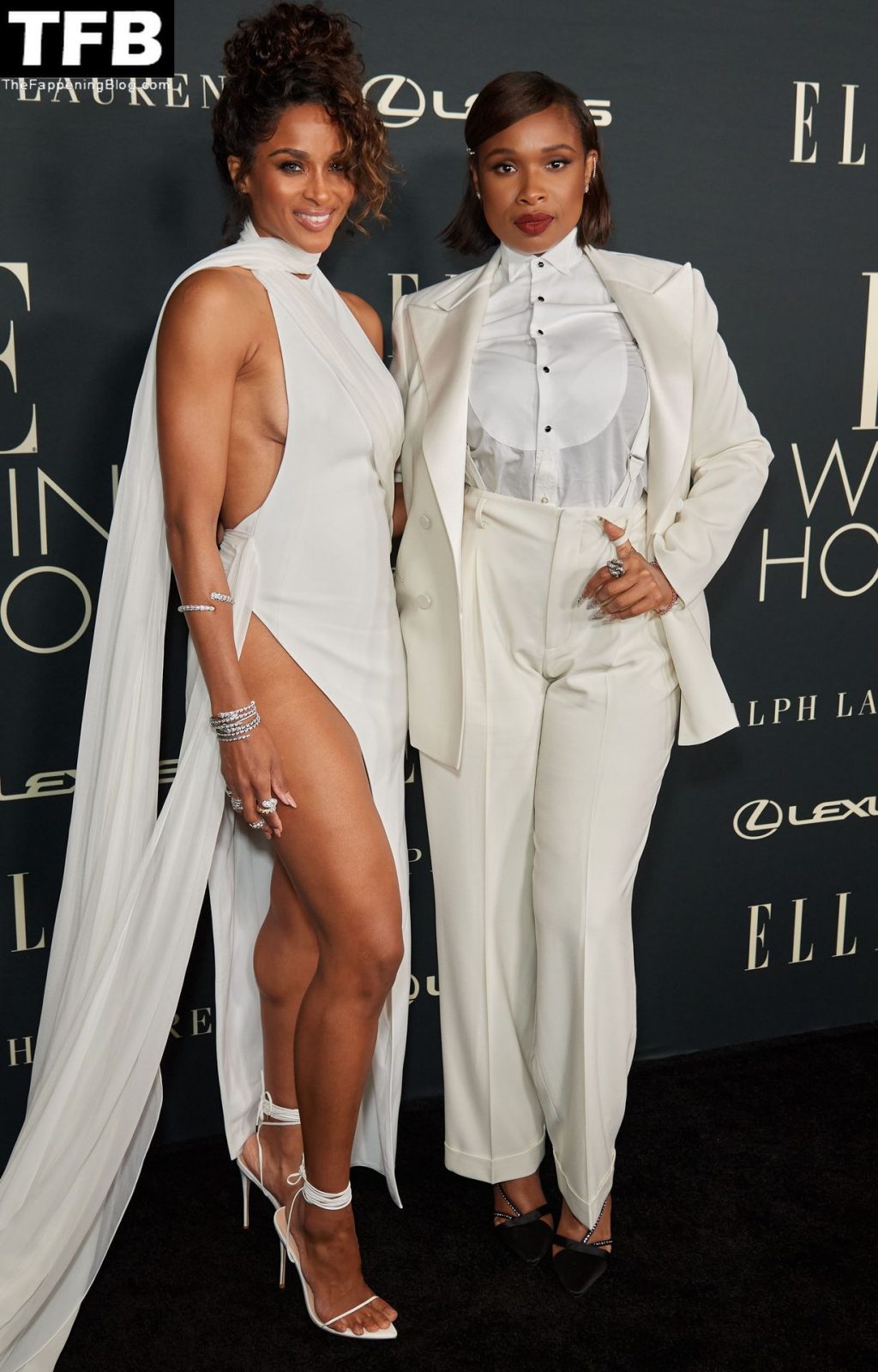 Ciara Stuns in All White at the 2021 Woman in Hollywood Event (40 Photos)