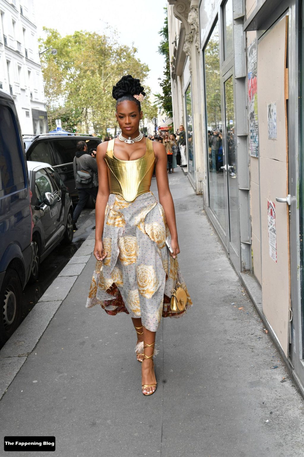 Didi Stone Flaunts Her Sexy Cleavage During Paris Fashion Week (38 Photos)