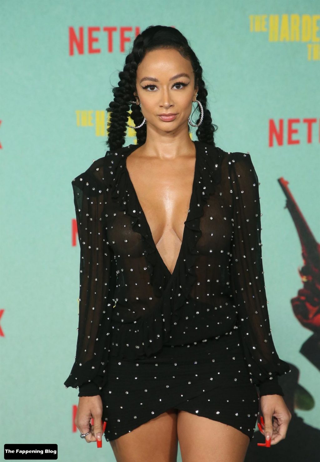 Draya Michele Flaunts Her Sexy Tits &amp; Legs at ‘The Harder They Fall’ Premiere in LA (25 Photos)