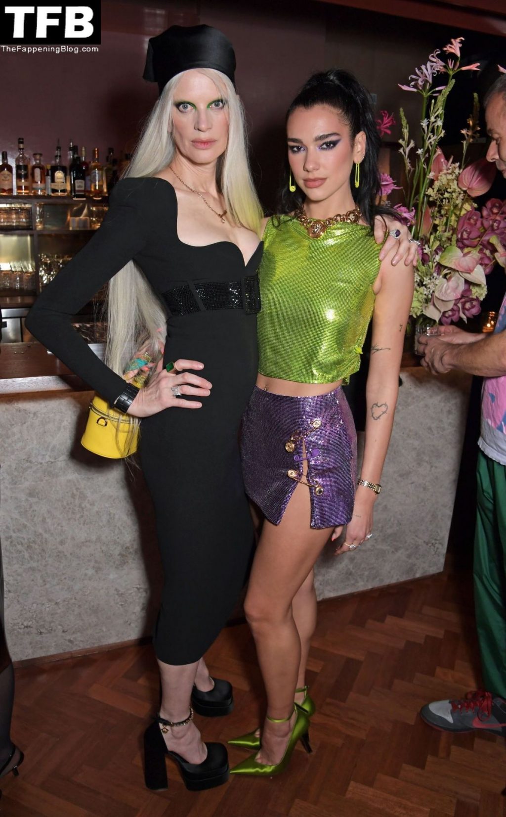 Dua Lipa Flaunts Her Sexy Legs at the Versace x Frieze Event (43 Photos)