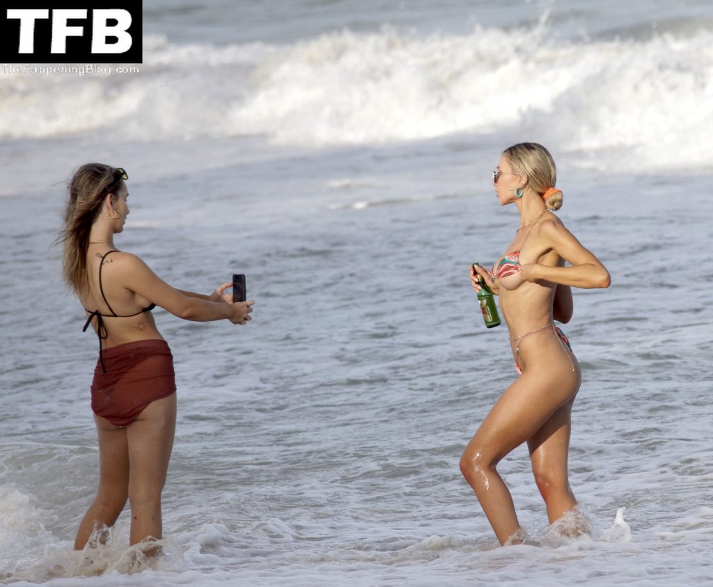 Gabrielle Epstein is Seen in a Tiny Bikini on the Beach in Tulum (44 Photos)