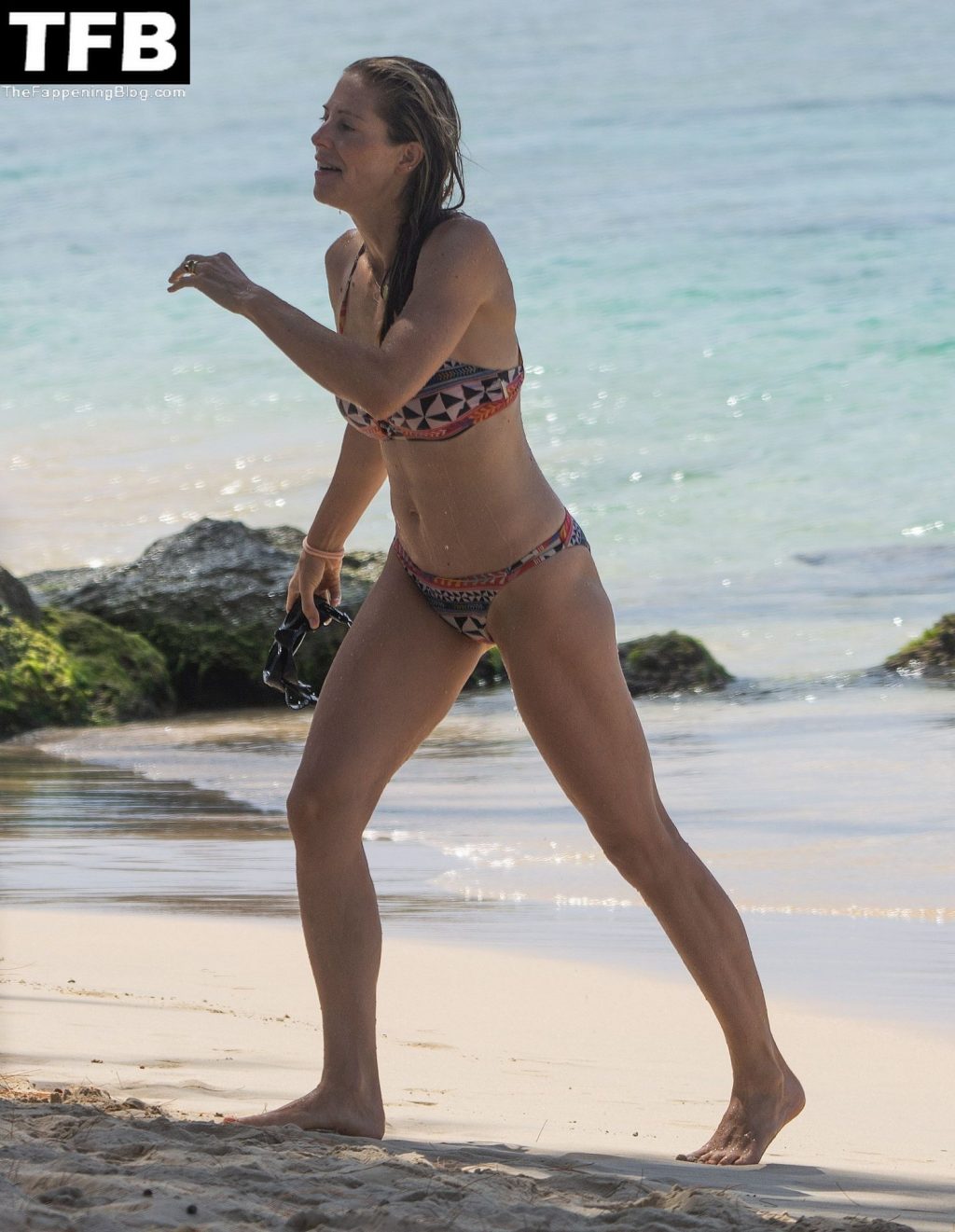 Andrew Lincoln &amp; Gael Anderson Enjoy a Day on the Beach in Barbados (11 Photos)