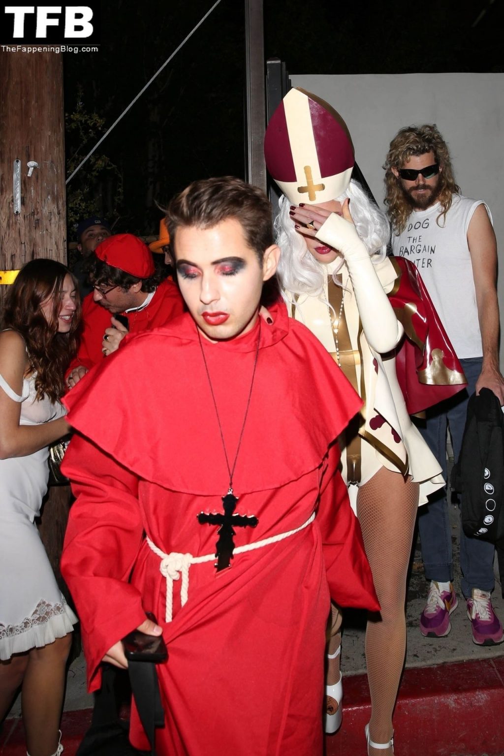 Leggy Kate Beckinsale Dresses Up as a Pope for Halloween (35 Photos)