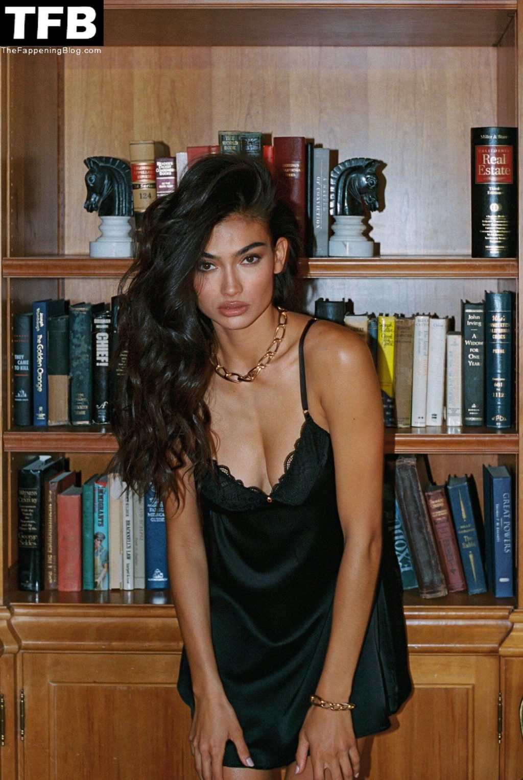 Kelly Gale Shows Off Her Sexy Breasts And Flashes Nipples in Sheer Lingerie (44 Photos)