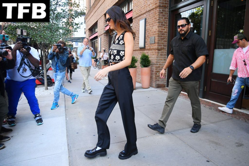 Braless Kendall Jenner Leaves Her Hotel and Heads to a Studio in NYC (49 Photos)