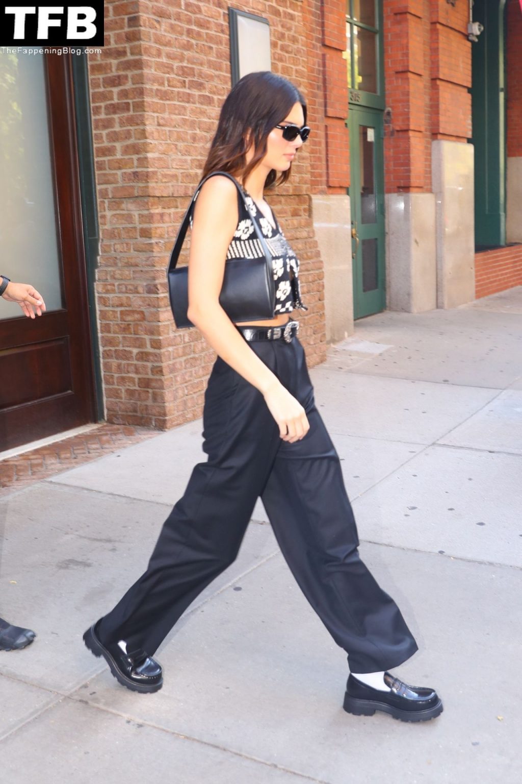 Braless Kendall Jenner Leaves Her Hotel and Heads to a Studio in NYC (49 Photos)
